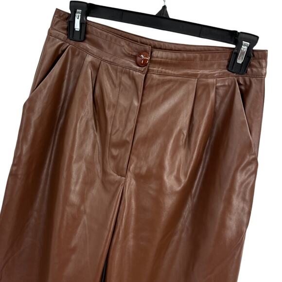 Princess Polly Brown Love Club Vegan Leather Pants - Picture 4 of 11